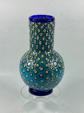 MURANO GLASS MURRINE VASE SIGNED VALENTINA .. Barovier Venini Gio Ponti era ✨ picture