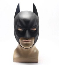 Batman The Dark Knight Cosplay Mask – Soft PVC Superhero Helmet for Halloween, C picture