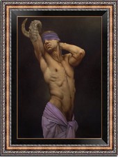Hand Painted Oil Painting art young male Nude On Canvas 24