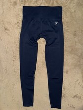 GYMSHARK Everyday Seamless Leggings in Navy Blue - Size XS picture