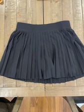 Athleta Match Point Pleated Tennis Skort Black Small picture