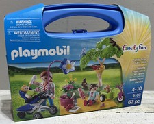 Playmobil Family Fun Family Picnic 9103 New w/ Carrying Case picture