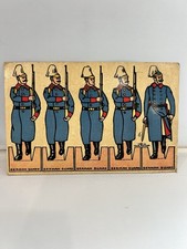 1914 paper postcard Blue Coat Soldier By J. Alan Fletcher picture