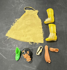 Vintage Mego 70s WGSH Parts Accessories Lot Robin Shazam Body Parts Clothing picture