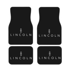 LINCOLN 4PCS Universal Car Floor Mats Auto Carpets Interior Trim Accessories picture