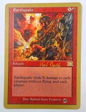 Wizards of the Coast Earthquake World Championships Tokyo 1999  Sorcery NM-MT  picture