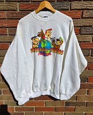 Vintage 1995 Universal Studios Florida Cartoon Crewneck Sweatshirt XL picture