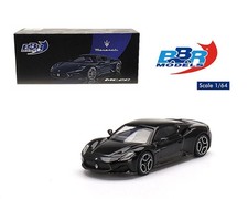 BBR Models 1:64 Maserati MC20 (Nero Enigma Black) Diecast Model Car BBRDIE6402 picture