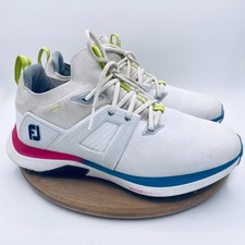 Vintage Footjoy Golf Shoes Mens 10 W White Leather Sporty Sneakers picture