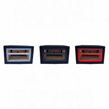 NEW RDCARSHOW RADIO BOX FOR 1 EQ AND 1 RADIO FRONT PAINTED picture