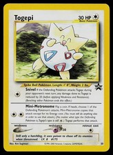 Pokemon Card - Togepi WOTC Black Star Promo 30 picture