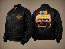 90s Michael Jackson Dangerous Tour Inspired Satin Bomber Jacket Pepsi Varsity. picture