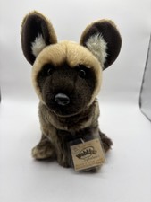 Ganz Webkinz Signature African Wild Dog WKS1066  Stuffed Animal Plush Toy CODE picture