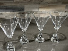 4 Josair Electra Linda Wine Glasses. 5.5” picture