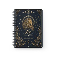 Leo Spiral Journal — Gold Zodiac Journal (Jul 23 – Aug 22) picture