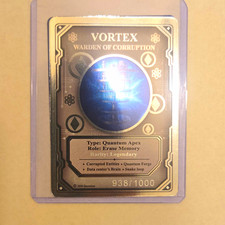 Quantum Vortex Warden of Corruption Quantum Apex Foil Limited Legendary 938/1000 picture