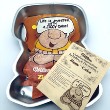 Vintage Wilton 1978 Vintage ZIGGY Cake Pan New With Insert Unused Birthday Retro picture