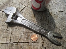 Vintage KONGSBERG No. 21 Combination Adjustable+Alligator Wrench Made in Norway picture