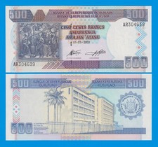 Burundi 500 Francs P 38c 2003 UNC ( P 38 c ) picture
