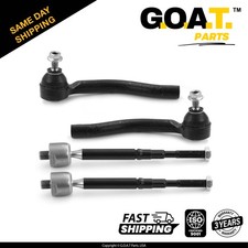 4 PC Inner & Outer Tie Rod End Kit for 2014-2019 Nissan Versa Note Nissan Versa picture