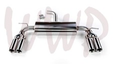OPENBOX Stainless Axle Back Muffler Exhaust System 06-09 VW Golf GTI 2.0T MK5 A3 picture