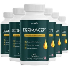 (6 Pack) Dermacept Advanced Healthy Skin Support Supplement DermaCept Capsules picture