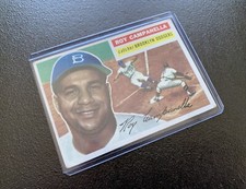 1956 Topps Roy Campanella #101 Brooklyn Dodgers Baseball Card picture