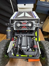 Vanquish H10 Optic Black And silver Engine And Matching Radiator Combo picture
