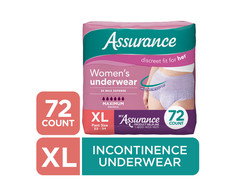 Assurance Women's Incontinence Underwear, XL , Maximum Absorbency (72 Count) picture
