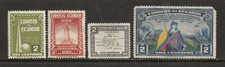 ECUADOR - FOUR 1935-38 MH STAMPS - G92 picture