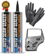 Black 2Pack Professional Automotive Seam Sealer Paintable Quick-Set Polyurethane picture
