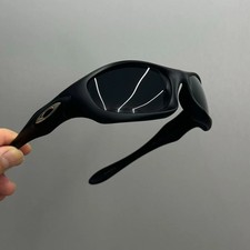 Oakley 00s Monster Dog Vintage Sunglasses Black Lenses/Matte Frames Polarized picture