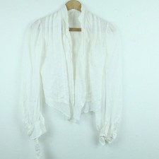 Antique Women's Blouse 1920s Victorian ? Prairie Western Handmade Old Early FLAW picture
