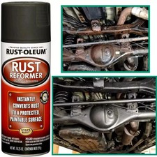 Rust-Oleum Stops Rust Converter Rust Reformer Spray Flat Black Finish 10.25 oz picture