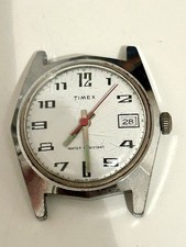 Vintage 1978 Timex Sprite Calendar 24570 M25 Manual Wind Date Watch Running picture