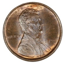 1909 1C Lincoln Cent RB - Choice - SMH- 2423 picture