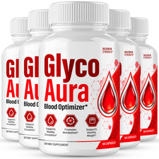 Glyco Aura Capsules, Official GlycoAura Supplement Pills (5 Pack) picture