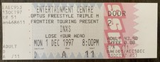 1997 INXS Canceled Dec. 1st AUSSIE🇦🇺 Show Full🎟️ Michael Hutchence VERY RARE picture