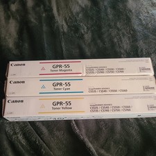 Canon GPR-55 Magenta Yellow Cyan Toner Cartridges for C5535 40 50 60 Set Sealed picture