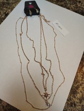 Paparazzi: Trendy Twinkle - Rose Gold Necklace picture