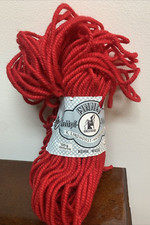 New Edelfrau Finnen Knupf Wolle Reine Wool Yarn Color 967 Red picture