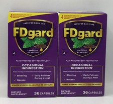 2 FDgard® for Functional Dyspepsia  Symptoms 36x2=72 Capsules Exp 03/27 picture