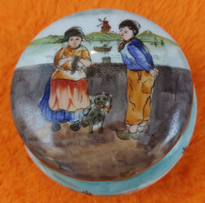André François Limoges Porcelain Box Painted Decor 1919 1934 picture