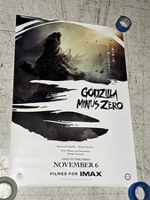 Godzilla Minus Zero studio film poster DS Authentic picture