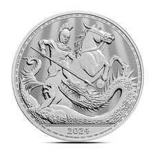 2024 1 oz British St George and the Dragon Silver Coin (BU) picture