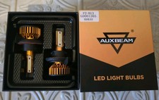 AUXBEAM F2 Series H13 9008 LED Headlight Bulbs Kit High Low Beam 6000K White 2PC picture