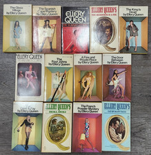 Lot 13 Ellery Queen Mystery Paperback Vintage VG Signet picture