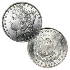 USA 1881 O Morgan 90% Silver Dollar Coin - $1 Bril picture