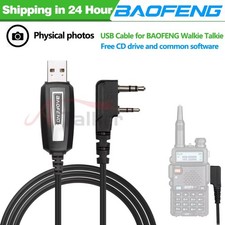 Baofeng USB Programming Cable CD for UV-5R UV-82 BF-888S Quansheng UV-K5  picture