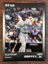 1990 Star Company Ken GriffeyJr Limited Edition PLATINUM Promo Card  200 printed picture